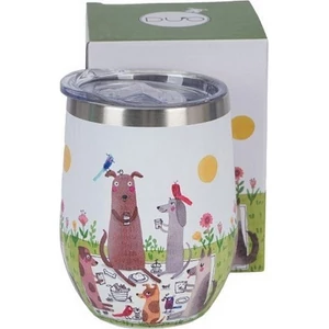 Pohár duplafalú 330ml Rozsdamentes acél hőtartó pohár Dog Picnic