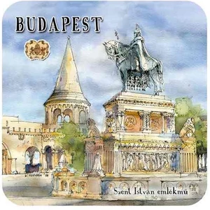 Poháralátét parafa 1db-os, Budapest