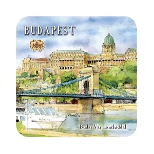 Poháralátét parafa 1db-os, Budapest