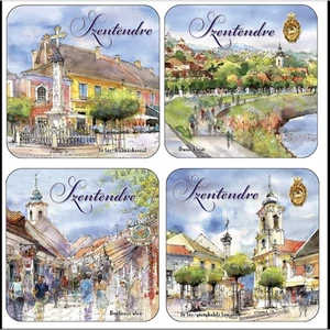 Poháralátét parafa 1db-os, Szentendre