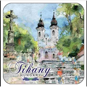 Poháralátét parafa 1db-os, Tihany