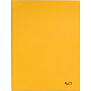 Pólyás dosszié Leitz A4 karton, Recycle, sárga E39060015