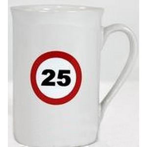 Bögre porcelán 25 Sebességkorlátozó Szülinapi