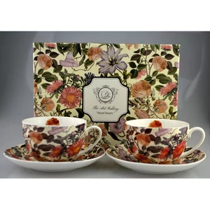 Porcelán teás készlet 300ml Floral Dream, 2x300ml-es díszdobozban Floral Dream kollekció