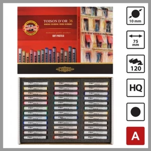 Porkréta 36 Toison d'or Koh-I-Noor 8515 porpasztell iskolaszer- tanszer