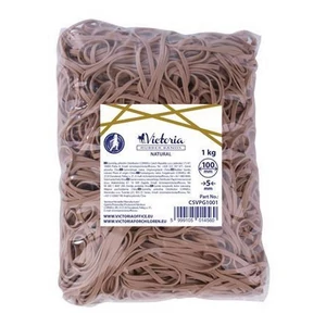 Postázógumi Victoria 1kg natúr színű, 100x5mm CSVPG1001