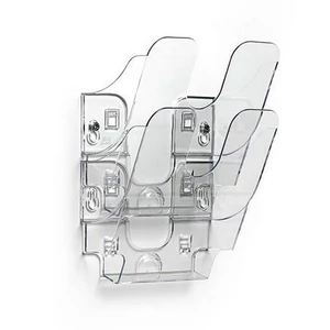 Prospektustartó fali álló A5 DURABLE FLEXIPLUS 2 áttetsző