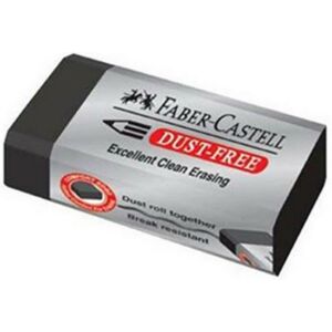 Faber-Castell radír forgácsmentes fekete dust-free prémium minőségű termék 187124
