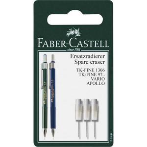 Faber-Castell radír TK-Fine ceruzához 3db-os - 131594 eraser prémium minőségű termék 131594