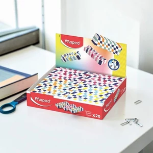 Radír  kockamintás MAPED „Checkerboards” vegyes minták