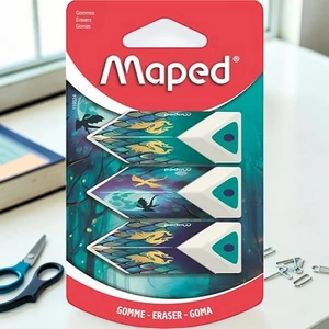 Radír MAPED "Dragon Pyramid sárkány " 3 darab