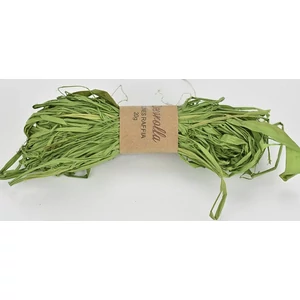 Raffia 20g zöld színű