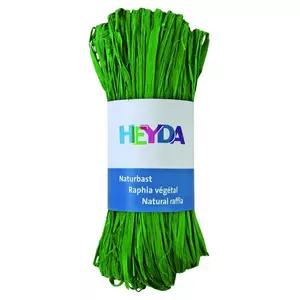 Raffia Heyda 50g természetes anyagból alma zöld 204887796