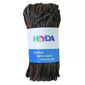 Raffia Heyda 50g természetes anyagból barna 204887798