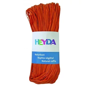 Raffia Heyda 50g természetes anyagból narancssárga 204887794