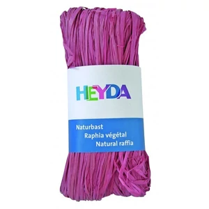Raffia Heyda 50g természetes anyagból rózsaszín 204887787