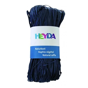 Raffia Heyda 50g természetes anyagból tengerkék 204887793