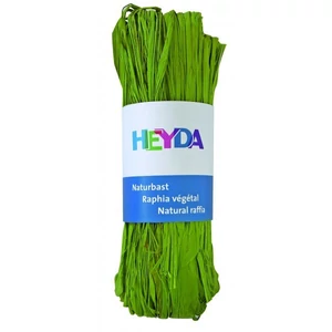 Raffia Heyda 50g természetes anyagból világos zöld 204887795