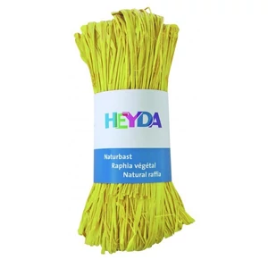 Raffia Heyda 50g természetes anyagból világossárga 204887788