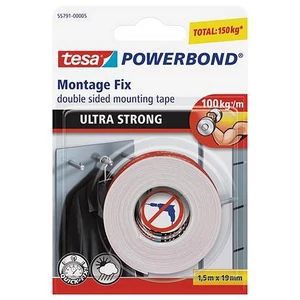 Ragasztószalag 19mm x 1,5 m kétoldalas, ultra erős, TESA "Powerbond" 55791-00005-00