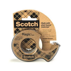 Ragasztószalag 3M Scotch adagolón, 19 mm x 33 m, környezetbarát Magic, áttetsző