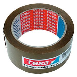 Ragasztószalag 75mmx66m Tesa transzparens-barna Tesa 4280