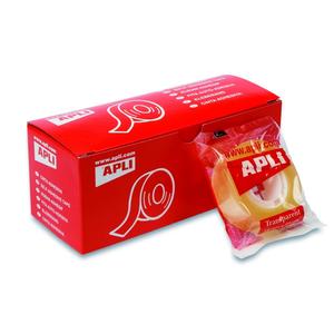 Ragasztószalag Apli Transparen átlátszó 19mmx33m