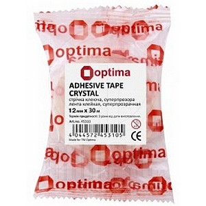 Ragasztószalag Optima 12mmx30m 12mmx30m átlátszó Crystal Papiron