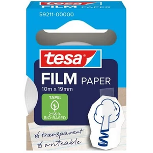 Ragasztószalag Tesa írható, papír, 19 mm x 10 m Tesafilm, átlátszó