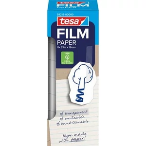 Ragasztószalag Tesa írható, papír, 19 mm x 33 m Tesafilm, átlátszó