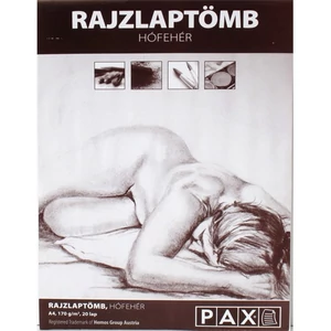 Rajzlaptömb A4 180gr Pax hófehér 20/tömb ISKOLAI RAJZLAP iskolaszezonos termék