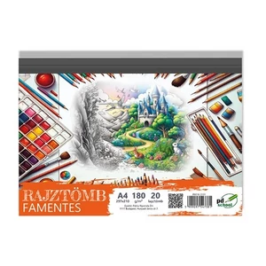 Rajztömb A4 Famentes 180g 20lap/tömb