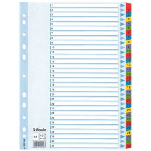 Regiszter Esselte 1-31 mylar 1-31 A4 Esselte