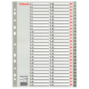 Regiszter Esselte 1-54 műanyag 1-54 A4 maxi Esselte