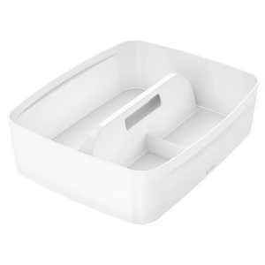 Rendszerező tálca Leitz fogantyúval, nagy, MyBox, fehér E53220001