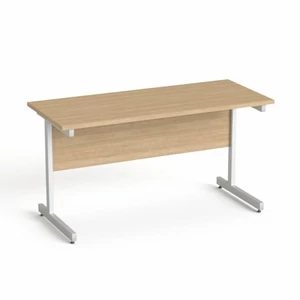 Íróasztal MAYA SV-26 Íróasztal, szürke fémlábbal, 140x70 cm, IBXA26K