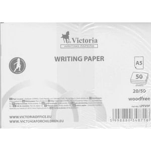 Írólap famentes 20-50 Victoria 50lap 60g-os iskolai írólap hófehér Irodai papíráru Victoria