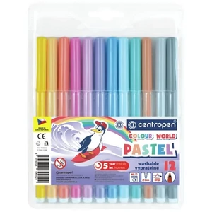 Rostirón COLOUR WORLD PASTEL 12 készlet, pasztell színek 