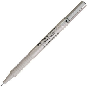 Faber-Castell tűfilc 0,1mm Ecco-Pigment fekete rostiron 166199