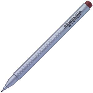 Faber-Castell tűfilc 0,4mm Grip barna rostiron 151687