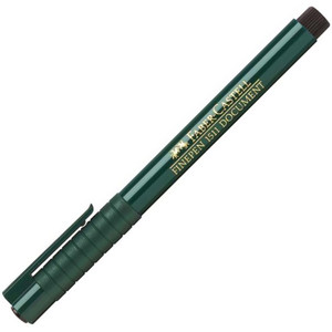 Faber-Castell tűfilc 0,4mm Finepen Document 1511 fekete rostiron 151199