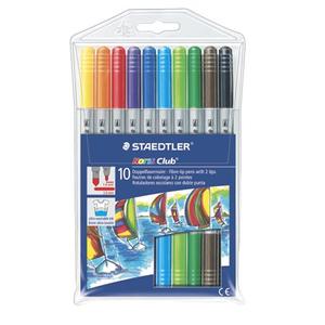 Filckészlet 10 Staedtler Noris Club 1-3mm kétvégű 10színű készlet Írószerek STAEDTLER 320 NWP10