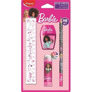 Írószer készlet Maped 4 darabos, Barbie IMAB981866
