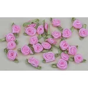 Rózsafej szatén színes intenzív pink (25db/csomag) 