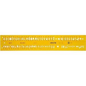 Sablon Aristo Sablon betű - H-PROFIL, 7, 0 mm, UPR. ISO 3098-1 / Din-6776, Schriftform B