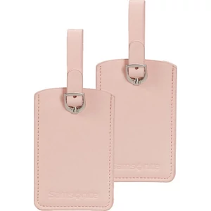 Samsonite bőröndcímke rectangle Luggage tag x2 121307/5266 Halvány rózsaszín