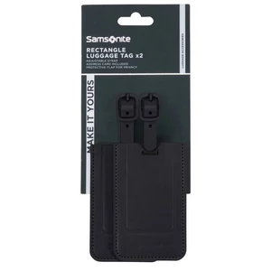 Samsonite bőröndcímke Ta Revolution Rectangle Luggage Tag X2 155592/1041-Black