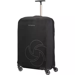Samsonite bőröndhuzat M foldable Luggage cover 121224/1041 Fekete