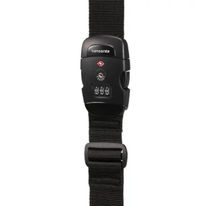 Samsonite bőröndszíj Global Ta Luggage Strap/Tsa Lock 121313/1041-Black