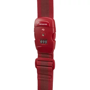 Samsonite bőröndszíj Luggage strap/tsa lock 121313/1726 Piros